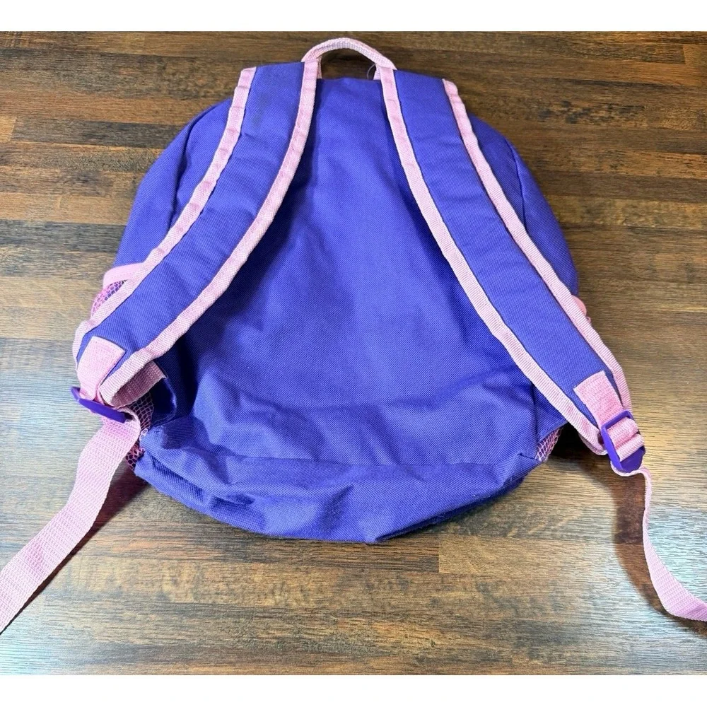 Disney Princess Backpack, Back to school. Purple and pink medium size.